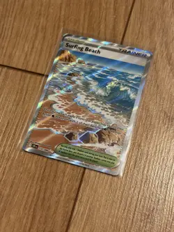 ✅Pokemon TCG: Mega Evolution Choas Rising | Surfing Beach 114/086 - Image 2