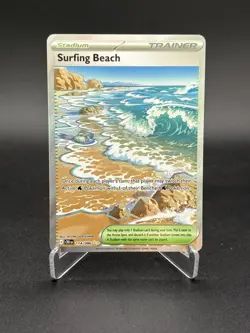 Pokemon Surfing Beach 114/086 - Ultra Rare Trainer ME04: Chaos Rising 2026 - Image 1