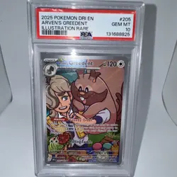 Pokemon 2025 Arven's Greedent 205/182 IR Destined Rivals GEM MINT PSA 10 - Image 1