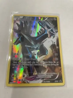 White Kyurem XY81 & Dialga XY77 Pokemon TCG XY Promos Full Art Holo LP Lot Of 2 - Image 3