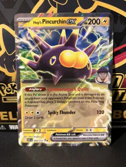 Pokemon - Hop's Pincurchin EX 068/217 - Ascended Heroes - Double Rare - Image 1