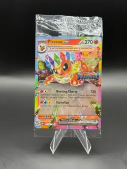 Flareon ex - 014/131 Prismatic Evolutions STAMPED SEALED NM Pokemon TCG - Image 1