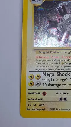 Pokemon TCG Lt. Surge's Magneton Gym Heroes 8/132 Holo Unlimited Rare - Image 2