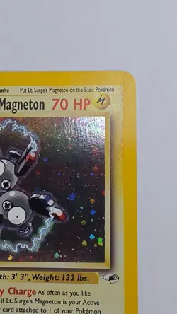 Pokemon TCG Lt. Surge's Magneton Gym Heroes 8/132 Holo Unlimited Rare - Image 4