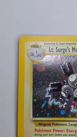 Pokemon TCG Lt. Surge's Magneton Gym Heroes 8/132 Holo Unlimited Rare - Image 5