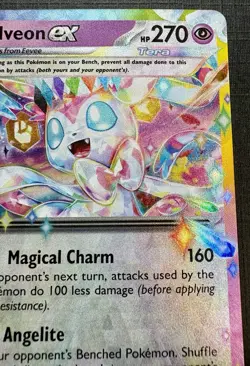 2024 Pokemon - Sylveon Ex 86/191 - Surging Sparks - DOUBLE RARE HOLO - English - Image 2