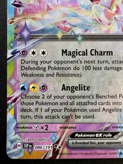2024 Pokemon - Sylveon Ex 86/191 - Surging Sparks - DOUBLE RARE HOLO - English - Image 4