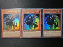 3x The Golden Swordsoul 1st Edition Ultra Rare BLTR-EN109 Yu-Gi-Oh! - Image 1