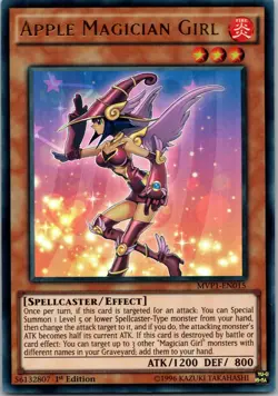 Yugioh Apple Magician Girl MVP1-EN015 1st Edition Ultra Rare NM - Image 1