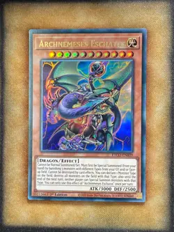 Yugioh Archnemesis Eschatos ETCO-EN009 Ultra Rare 1st Ed NM - Image 1