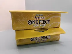 NEW Lot of 2 Bandai One Piece Card Game Egghead Starter Deck - Image 5