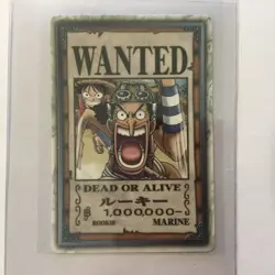 2002 One Piece Bandai Usopp Tournament Rookie License Promo Card - Image 1