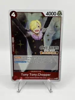 One Piece CCG Tony Tony.Chopper OP10-011 Judge Stamp - English - NM+ - Image 1
