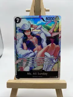 Ms. All Sunday FOIL SR OP14-084 The Azure Sea's Seven - One Piece TCG - Image 1