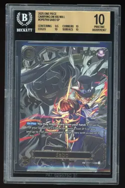 2025 One Piece Carrying on His Will #OP07118 Sabo SP BGS 10 PRISTINE - Image 1