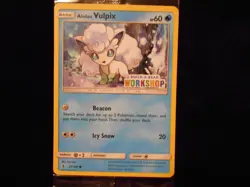 Build A Bear Workshop Sealed AloIan Vulpix 21/145 non holo Pokemon Card - Image 3