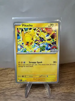 Pikachu Promo 2025 World Championships SVP EN 225 Pokemon Card Worlds - Image 1