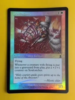 Soulcatcher. Bird Soldier MTG Card. Odyssey.Old Border FOIL. - Image 1