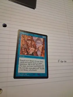 Wizards of the Coast Intuition Tempest Rare Blue Instant Regular EN #70 1997 - Image 1