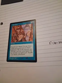 Wizards of the Coast Intuition Tempest Rare Blue Instant Regular EN #70 1997 - Image 3
