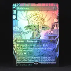 Skullclamp #2416 (FOIL) ~ MTG Secret Lair Goblin Storm - Image 1