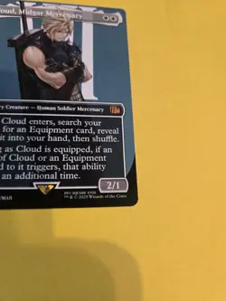Cloud, Midgar Mercenary - Borderless - FIN - MTG - EN - NM - 0375 - Image 4