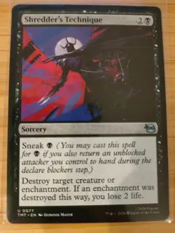 MTG Shredder's Technique 0077 Teenage Mutant Ninja Turtles M/NM - Image 1