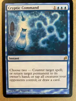 MTG 1x Cryptic Command Lorwyn Modern Magic the Gathering Card x1 LP - Image 1