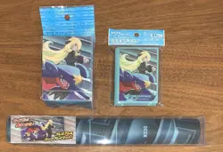 Pokemon Center Japan Card Sleeves & Deck Box Case & Playmet Garchomp Cynthia New - Image 1