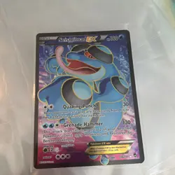 Pokemon Seismitoad EX 106/111 XY: Furious Fists Ultra Rare Holo 180 HP - Image 1