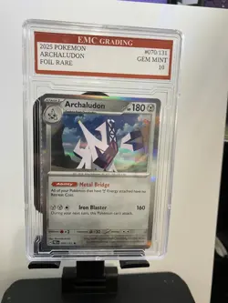 ARCHALUDON 2025 HOLO FOIL Pokemon RARE Card GRADED 10 MINT - Image 1