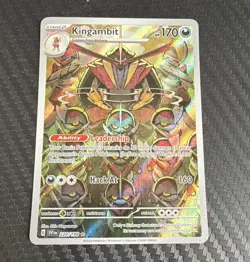 Pokemon TCG Kingambit 220/198 SV01 Scarlet & Violet Illustration Rare Holo - Image 1