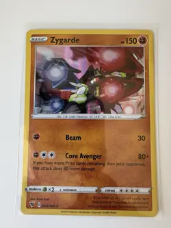 Zygarde 93/185 2020 Vivid Voltage Holo Rare Pokemon TCG LP - Image 2