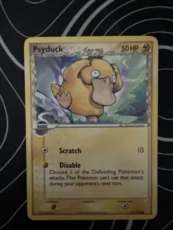 Pokemon TCG 4-Card Lot Rayquaza Pikachu Psyduck Larvitar Delta Species 2006 - Image 2
