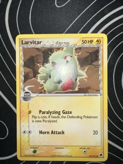 Pokemon TCG 4-Card Lot Rayquaza Pikachu Psyduck Larvitar Delta Species 2006 - Image 3