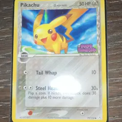 Pokemon TCG 4-Card Lot Rayquaza Pikachu Psyduck Larvitar Delta Species 2006 - Image 4