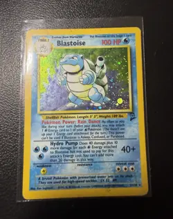 Blastoise Base Set 2 2/130 1999 100 HP Holo Rare Pokemon TCG English - Image 1