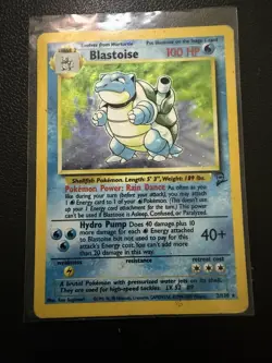 Blastoise Base Set 2 2/130 1999 100 HP Holo Rare Pokemon TCG English - Image 3