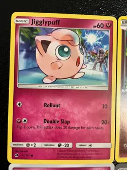 x9 Jigglypuff Wigglytuff Pokemon TCG mixed Lot Collection Cute Rare Holo 💖 - Image 2
