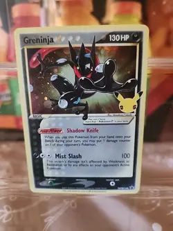 Greninja Gold Star Celebrations SWSH144 Classic Collection Pokemon Card - Image 1