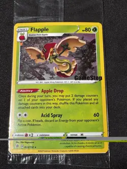 Flapple - 022/192 - Pokemon Rebel Clash Gamestop Holo Promo SEALED NM Stamped - Image 2