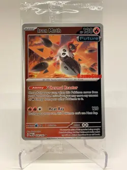 Pokemon Iron Moth 028/182 Paradox Rift GameStop Promo SEALED - Image 1