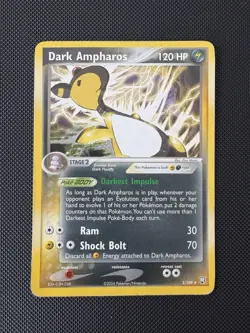 Pokemon TCG Dark Ampharos 2/109 Team Rocket Returns Holo 2004 - Image 1