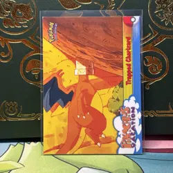 TRAPPED CHARIZARD #51 - NON-HOLO - Topps - POKEMON CARD - NM - Image 1
