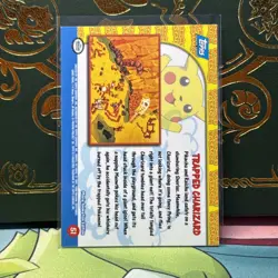 TRAPPED CHARIZARD #51 - NON-HOLO - Topps - POKEMON CARD - NM - Image 2
