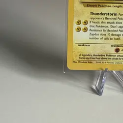 Zapdos 15/62 Fossil Holo Rare Unlimited Pokemon Card LP - Image 5