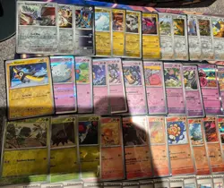 Pokemon TCG Surging Sparks Base Set 52% Complete, 200 cards No Duplicates - Image 3