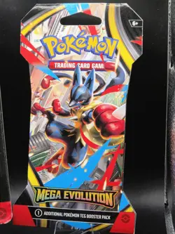Pokemon Bundle Includes 1 Mega Evolution Pack with Coin, 1 Booster Pack, 3 Packs - Image 4