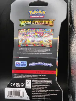Pokemon Bundle Includes 1 Mega Evolution Pack with Coin, 1 Booster Pack, 3 Packs - Image 5