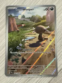 Pokemon TCG Paldean Wooper 102/094 Phantasmal Flames Illustration Rare NM🔥💎 - Image 1